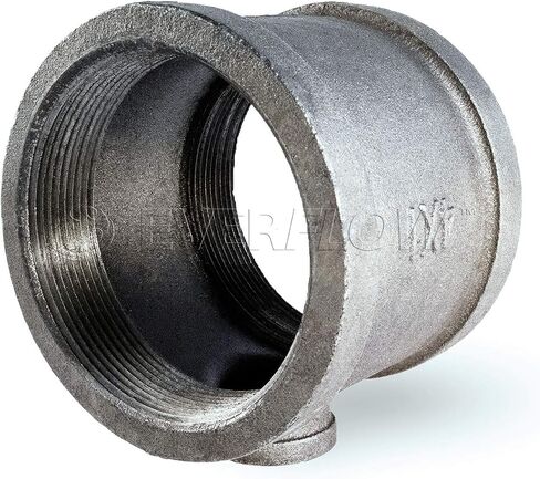 Everflow Supplies GMRT2001 2 X 1/2" Galvanized Malleable Reducing Tee With Female Threaded Fitting in Saudi Arabia