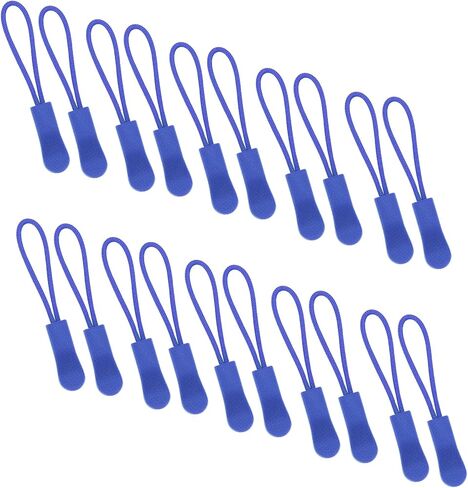 JODIOX 20 Pcs Replacement Zipper Pulls Pink Zipper Pull Cord Extender for Backpacks, Jackets, Luggage, Purses, Handbags (22 Pink) in Kuwait
