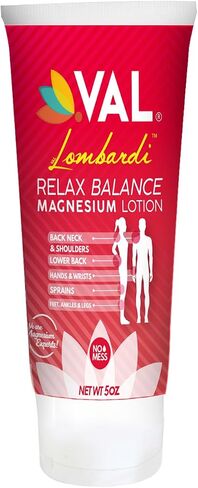 VAL Lombardi Concentrated Magnesium Lotion with Arnica and Herbal Blend, Relief for Whole Body, Soothes Muscles & Joints, Enhances Recovery, 5 oz in Saudi Arabia