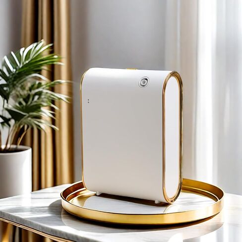 Scent Air Machine Waterless Essential Oil Diffuser - 1500 Sq Ft Coverage, Smart Cold Air Technology, Bluetooth Hotel Collection Diffuser for Home & Commercial Use (White) in Saudi Arabia