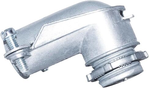 Sigma Engineered Solutions ProConnex 49804 AC/MC/Flex 90-Degree Squeeze Connector Conduit Fitting 1/2-Inch, 1-Pack in Saudi Arabia
