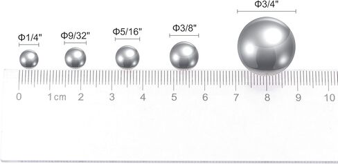 uxcell 10pcs 3/4" 420 Stainless Steel Bearing Balls G100 Precision in Kuwait