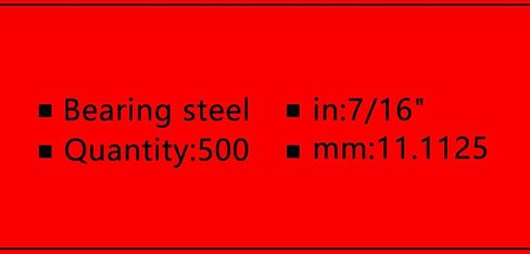 FKG 7/16" Inch Bearing Balls 500 Qty in Saudi Arabia