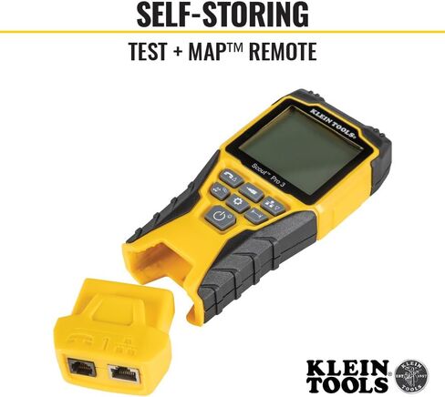مجموعة أدوات VDV001819 من Klein Tools، مجموعة اختبار تركيب الكابلات مع أدوات التجعيد، جهاز اختبار كابل Scout Pro 3، والقصاصات، وأداة Punchdown، وحقيبة، 6 قطع in Kuwait
