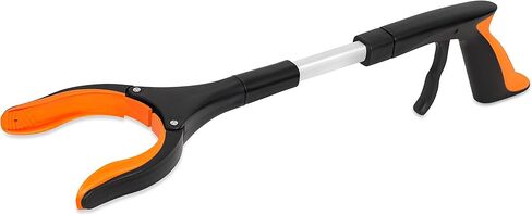 أداة الإمساك برأس مطاطي مفصلي | 19 بوصة | تصميم ألومنيوم خفيف الوزن | الوصول إلى المساعدات بقبضة مطاطية in Kuwait