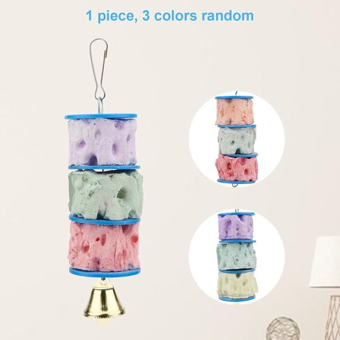 Wontee Bird Calcium Chew Grinding Treats Toy for Parakeet, 1 Pack in Kuwait