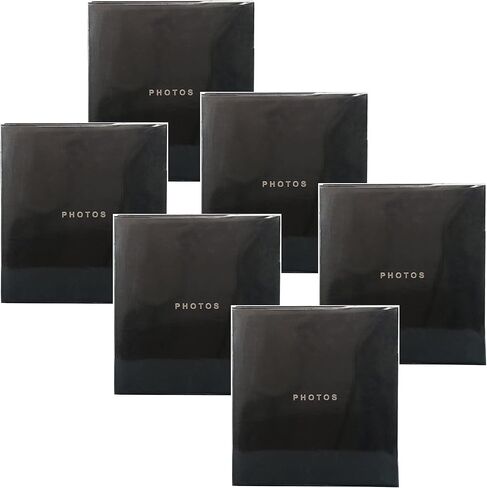 kieragrace KG Jocelyn Photo Album - Black, Holds 400 4" x 6" Photos, 6-Pack in Kuwait