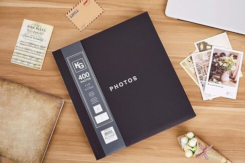 kieragrace KG Jocelyn Photo Album - Black, Holds 400 4" x 6" Photos, 6-Pack in Kuwait