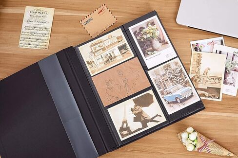 kieragrace KG Jocelyn Photo Album - Black, Holds 400 4" x 6" Photos, 6-Pack in Kuwait