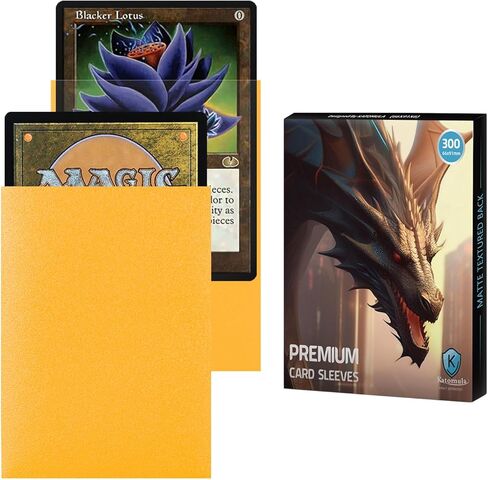 100pcs MTG Card Sleeves, White & Black Dual Matte Card Sleeves, Anti-Glare, Tear Resistant, Standard Card Size Card Sleeve Deck Protectors for MTG Yugioh Trading Cards in Kuwait