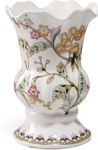 مزهرية بيضاء من السيراميك المتشققة بالثلج مصنوعة يدويًا من Magcolor، مزهريات الزهور المجففة الحديثة، ديكور منزلي للقطع المركزية لحفلات الزفاف وطاولة العشاء وغرفة المعيشة وغرفة النوم والمكتب. in Kuwait