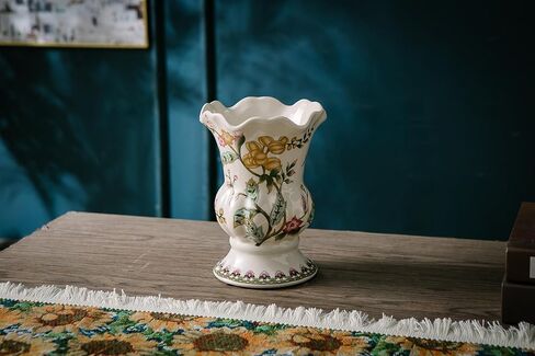 مزهرية بيضاء من السيراميك المتشققة بالثلج مصنوعة يدويًا من Magcolor، مزهريات الزهور المجففة الحديثة، ديكور منزلي للقطع المركزية لحفلات الزفاف وطاولة العشاء وغرفة المعيشة وغرفة النوم والمكتب. in Kuwait