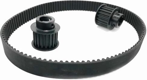 HTD3M-168-4 Timing Belt, Closed Loop Rubber Belt, Length 168mm, Width 4mm, Pitch 3mm, HTD3M Synchronous Belts 3D Printer Belt, Black Loop Drive Belt 5pcs in Saudi Arabia