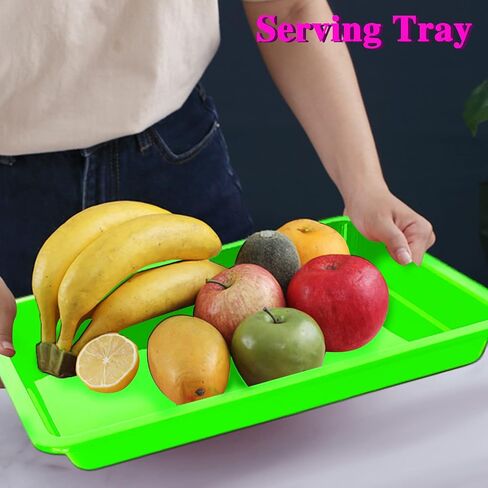 Plastic Art Trays,10 Pack Activity Plastic Crafts Tray,Medium Size,Multicolor Kids Organizer Tray Serving Tray for DIY Projects,Beads,Painting,Jewelry in Saudi Arabia