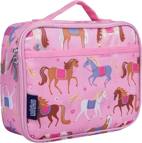 Wildkin Kids Insulated Lunch Box Bag for Boys & Girls, Reusable Kids Lunch Box is Perfect for Early Elementary Daycare School Travel, Ideal for Hot or Cold Snacks & Bento Boxes (Aztec) in Saudi Arabia