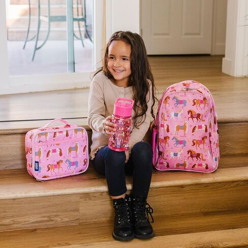 Wildkin Kids Insulated Lunch Box Bag for Boys & Girls, Reusable Kids Lunch Box is Perfect for Early Elementary Daycare School Travel, Ideal for Hot or Cold Snacks & Bento Boxes (Aztec) in Saudi Arabia