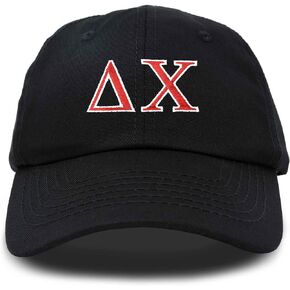 DALIX Delta Chi Fraternity Greek Letters Ball Cap Embroidered Hat