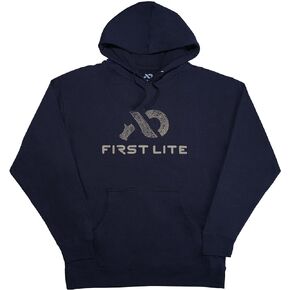 First Lite Men's Logo Hoody - Comfortable Graphic Cotton Polyester Blend Sweatshirt in Saudi Arabia