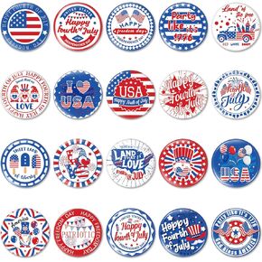 60 Pcs Patriotic USA Lapel Pins Button July 4th Party Favors Novelty American Flag Pin Campaign Buttons Red White and Blue for Backpacks Men Women Adult Kids Decorations, Different Designs in Saudi Arabia