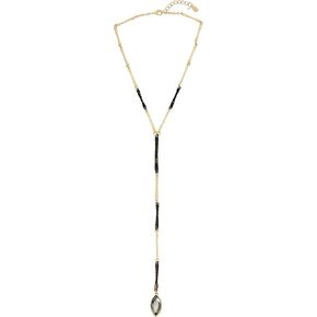 Patina Y Necklace, One Size, Metal, No Gemstone in Kuwait