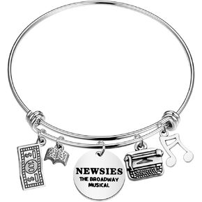 FAADBUK The Broadway Musical Inspired Charm Bracelet Broadway Musical Gift Musical Fan Gift Opening Night Gift