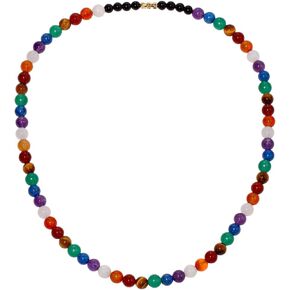 Jewever 7 Chakra Beaded Necklace Protection and Spiritual Crystals and Healing Stones 8mm Necklaces for Women Balance Meditation Anti Anxiety Jewelry Gifts Unisex