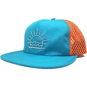 ThreadBound Outdoor Surf Floating Packable Mesh Hat - SUP, Surf, Kayak or Water Sports