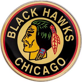 Chicago Blackhawks Lapel Pin NHL Team Logo Enamel Made of Metal (Lapel Pin - Vintage Logo A)