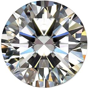 SAVEARTH DIAMONDS Lab Created Moissanite Loose Diamond 10.0MM Round Cut Diamonds for Pendant Ring Stud Earring Jewelry Making, (G-H Color, VVS1 Clarity, 3.45Ct)