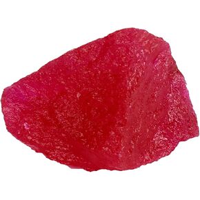 REAL-GEMS EGL Certified Natural Red Ruby Healing Crystal 10.00 Ct