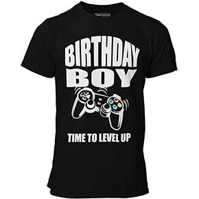 BROOKLYN VERTICAL Boys Short Sleeve T-Shirt Birthday -Video Gamer|Sizes S-XL