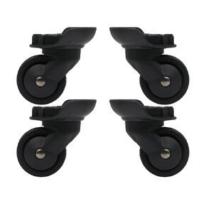 2 Pair Replacement Wheels for Luggage 360 Swivel Suitcase Casters Rollers 1.33inch W293