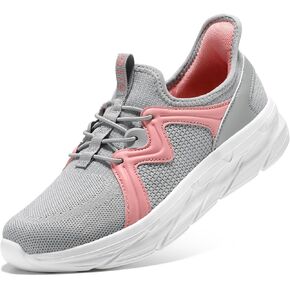 STQ Slip ins Womens Slip on Sneakers Hands Free Walking Maternity Shoes for Plantar Fasciitis