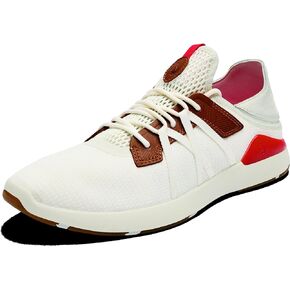 OLUKAI Mio Li Men's Athletic Shoe, Lightweight & Breathable Mesh, Comfort Fit & Wet Grip Rubber Soles, Premium Embossed Leather Eyestays