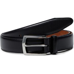 Johnston & Murphy Men's Feather Edge Belt, Black, 34 in Kuwait