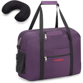 17X13X8 Inches JetBlus Airlines Personal Item Under Seat Duffel bag Suitable for Major Airlines including Spirit, Jetblue, Frontier, and American - Duffel Bag Design (Black)