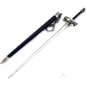 Game of Throne 1/6 Arya Stark Needle Sword 1/6 21cm /8.27 " Metal Weapon Model Desk Shelf Decoration Art Figure Arts Toys Collection Keychain Gift Party Supplies