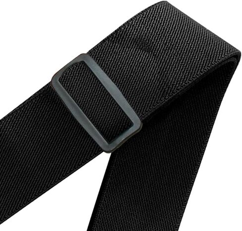 YXRIJDJ Black Men Suspenders 1.4 inch Wide X back Heavy Duty Adjustable Work Suspenders With Swivel Hooks in Saudi Arabia