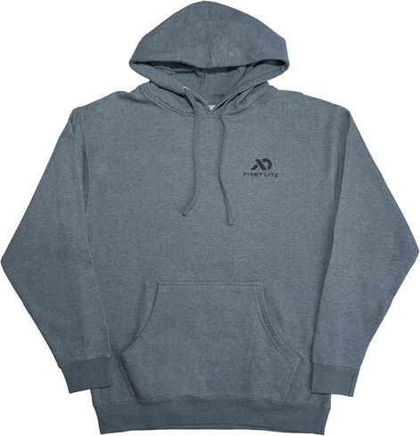 سترة بقلنسوة بشعار First Lite للرجال - سويت شيرت من مزيج القطن والبوليستر برسومات مريحة in Kuwait