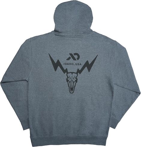 سترة بقلنسوة بشعار First Lite للرجال - سويت شيرت من مزيج القطن والبوليستر برسومات مريحة in Kuwait