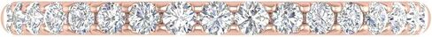 FINEROCK 1/4 Carat Diamond Womens Wedding Band in 14K Gold (I1-I2 Clarity) in Saudi Arabia