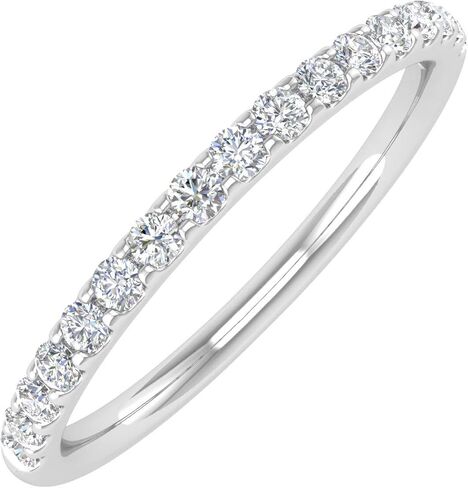 FINEROCK 1/4 Carat Diamond Womens Wedding Band in 14K Gold (I1-I2 Clarity) in Saudi Arabia