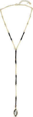 Patina Y Necklace, One Size, Metal, No Gemstone in Kuwait