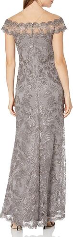 Tadashi Shoji Women's Corded Lace Illusion Neck Gown in Saudi Arabia