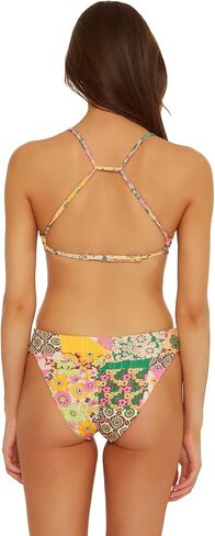 Women's Standard Embrace Tie-Front Bra Bikini Top-Floral Design, Adjustable, Swimwear Separates in Saudi Arabia