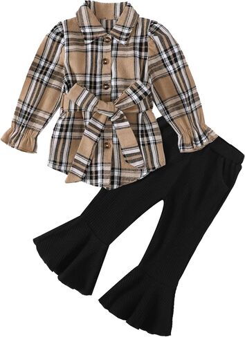 Renotemy Toddler Girl Clothes Outfits Baby Girl Clothes Infant Girl Clothing Tops Floral Pants Set Cute Outfits for Girls in Saudi Arabia