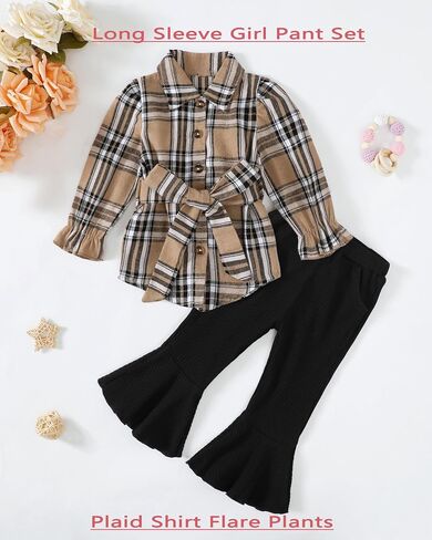 Renotemy Toddler Girl Clothes Outfits Baby Girl Clothes Infant Girl Clothing Tops Floral Pants Set Cute Outfits for Girls in Saudi Arabia