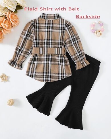 Renotemy Toddler Girl Clothes Outfits Baby Girl Clothes Infant Girl Clothing Tops Floral Pants Set Cute Outfits for Girls in Saudi Arabia