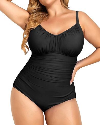 Aqua Eve Plus Size Swimsuit for Women Tummy Control One Piece Bathing Suit Vintage Swimwear in Saudi Arabia