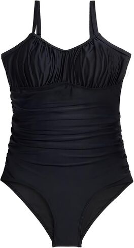 Aqua Eve Plus Size Swimsuit for Women Tummy Control One Piece Bathing Suit Vintage Swimwear in Saudi Arabia